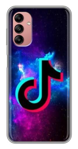 Чехол с картинкой "ТикТок в космосе" для Samsung Galaxy A04s
