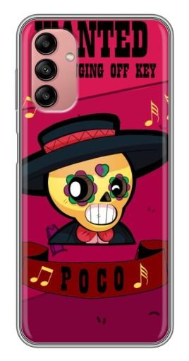 Чехол с печатью "WANTED POCO" для Samsung Galaxy A04s