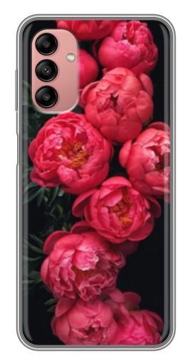 Чехол с принтом "Яркие пионы" для Samsung Galaxy A04s