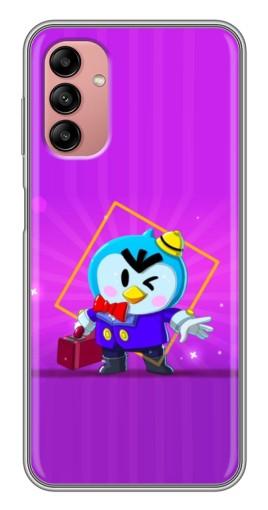 Чехол с картинкой "Яркий пингвин" для Samsung Galaxy A04s
