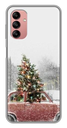 Силиконовый чехол с изображением "Елка в машине" для Samsung Galaxy A04s
