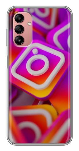 Чехол с принтом "Значки Инстаграм" для Samsung Galaxy A04s