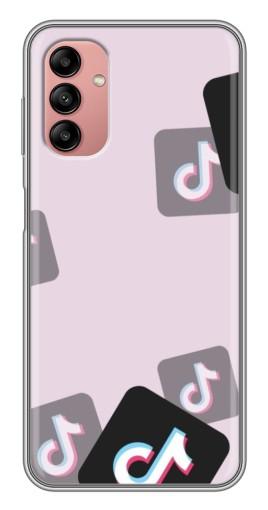 Чехол с печатью "Значки ТикоТока" для Samsung Galaxy A04s