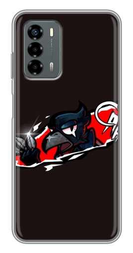 Чехол с картинкой "Ассасин Ворон" для Blade V40 Vita