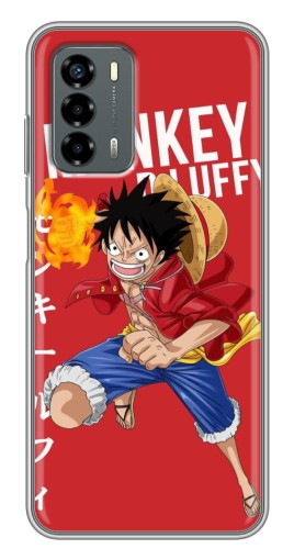 Чехол с принтом "Атакующий D Luffy" для Blade V40 Vita