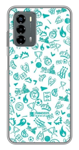 Чехол с картинкой "Атрибутика Real Madrid" для Blade V40 Vita