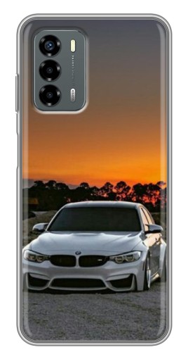 Чехол с картинкой "BMW белая" для Blade V40 Vita