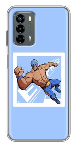 Силиконовый чехол с изображением "Боец El Primo" для Blade V40 Vita