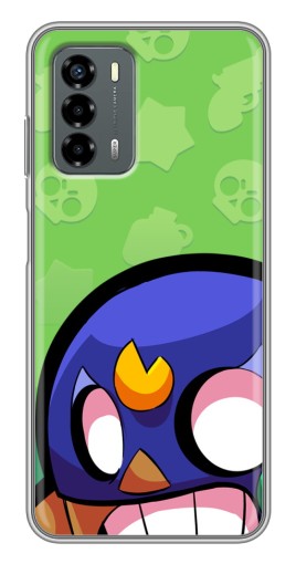 Чехол с картинкой "Боец в маске" для Blade V40 Vita