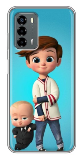Чехол с печатью "Boss and Boy" для Blade V40 Vita