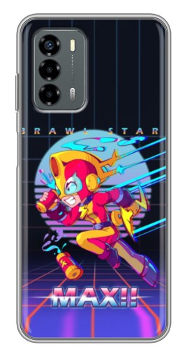 Чехол с картинкой "Brawl MAX" для Blade V40 Vita