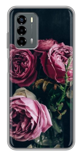 Чехол с принтом "Букет роз" для Blade V40 Vita