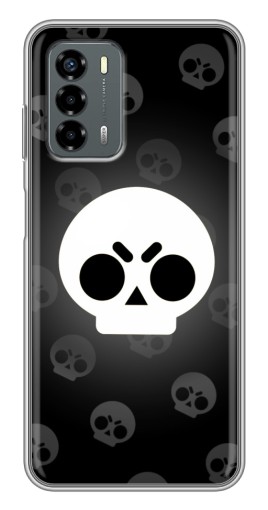 Чехол с печатью "Череп" для Blade V40 Vita