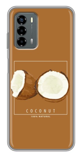Силиконовый чехол с изображением "Coconut" для Blade V40 Vita