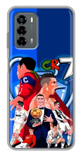 Чехол с печатью "CR7" для Blade V40 Vita