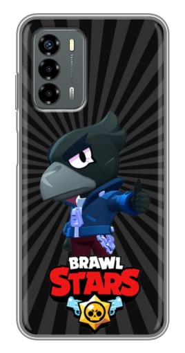 Чехол с картинкой "Crow Brawl Stars" для Blade V40 Vita