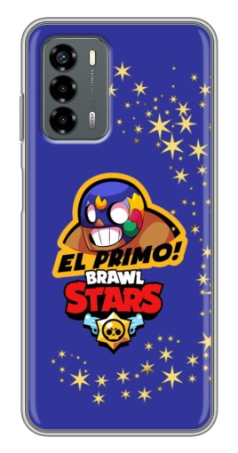 Силиконовый чехол с изображением "El Primo в маске" для Blade V40 Vita