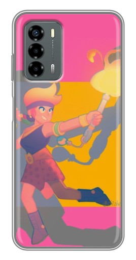 Силиконовый чехол с изображением "Эмбер бравл старс" для Blade V40 Vita