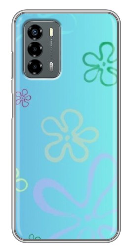 Силиконовый чехол с изображением "Фон" для Blade V40 Vita