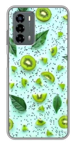 Чехол с печатью "Фон киви" для Blade V40 Vita
