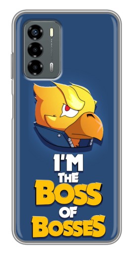Силиконовый чехол с изображением "Gold Boss" для Blade V40 Vita