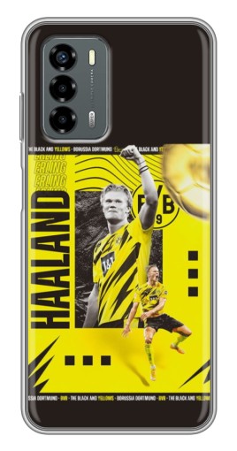 Силиконовый чехол с изображением "Golden Haaland" для Blade V40 Vita