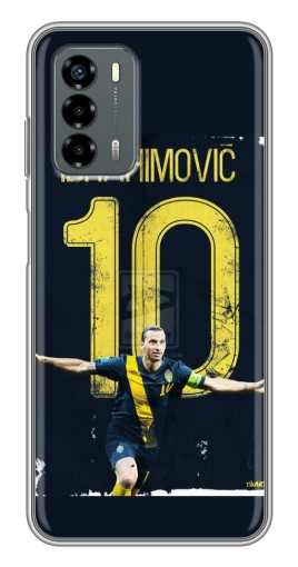 Чехол с принтом "Ибрагимович 10" для Blade V40 Vita