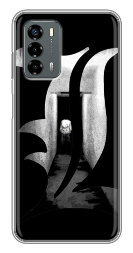 Чехол с картинкой "Инициали Лоулайта" для Blade V40 Vita