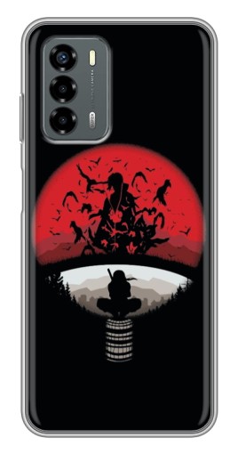 Чехол с печатью "Итачи на черном" для Blade V40 Vita