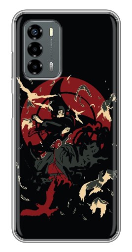 Чехол с печатью "Итачи с воронами" для Blade V40 Vita