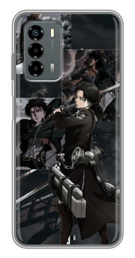 Силиконовый чехол с изображением "Капитан Аккерман" для Blade V40 Vita