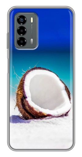 Чехол с печатью "Кокос на пляже" для Blade V40 Vita