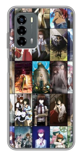Чехол с картинкой "Коллаж Курису Макисе" для Blade V40 Vita