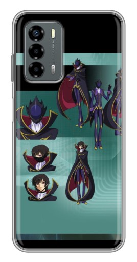 Чехол с картинкой "Коллаж Лелуш" для Blade V40 Vita