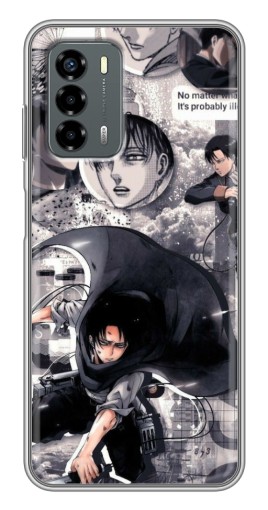 Чехол с принтом "Коллаж Леви" для Blade V40 Vita