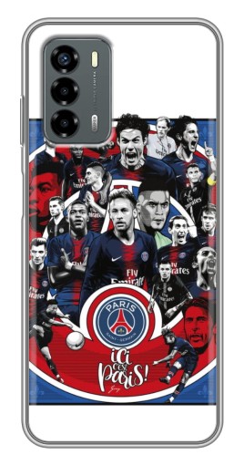 Чехол с принтом "Команда PSG" для Blade V40 Vita