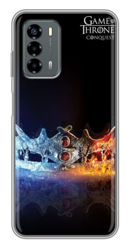 Чехол с принтом "Корона" для Blade V40 Vita