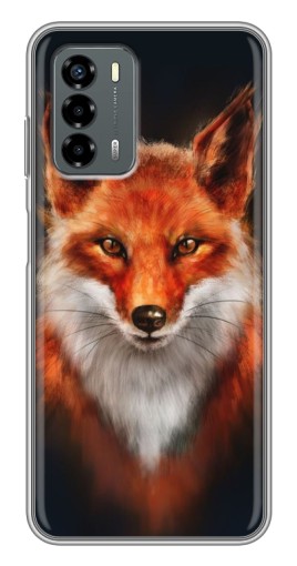 Чехол с картинкой "Красивая лиса" для Blade V40 Vita