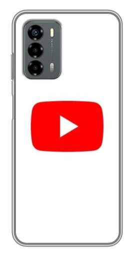 Чехол с картинкой "Красная кнопка" для Blade V40 Vita