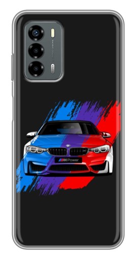 Чехол с принтом "Красочный BMW" для Blade V40 Vita