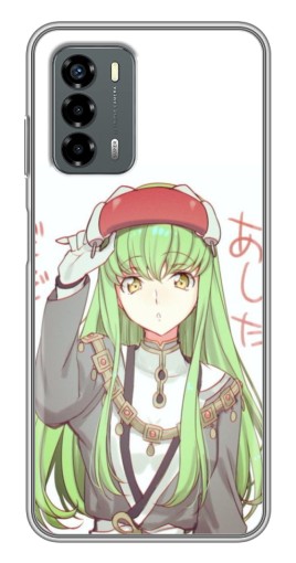 Силиконовый чехол с изображением "Курису" для Blade V40 Vita