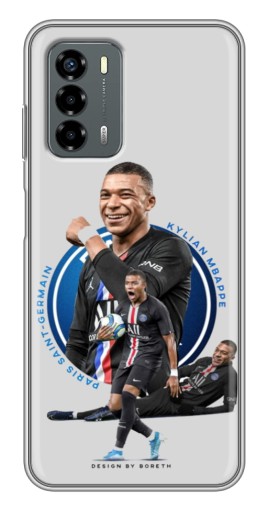 Силиконовый чехол с изображением "Kylian Mbappe" для Blade V40 Vita