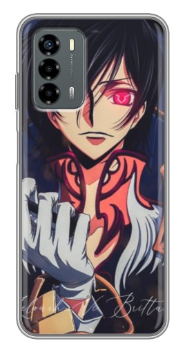 Чехол с печатью "Ламперуж Аниме" для Blade V40 Vita