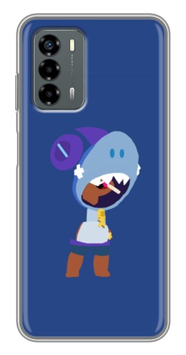 Чехол с печатью "Леон с конфетой" для Blade V40 Vita