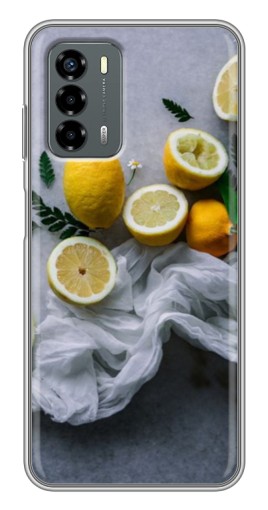Чехол с принтом "Лимонное настроение" для Blade V40 Vita