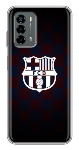 Чехол с принтом "Лого FCB" для Blade V40 Vita