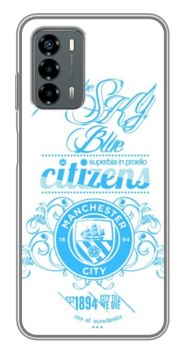 Чехол с печатью "Лого Man Sity" для Blade V40 Vita
