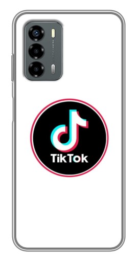 Чехол с картинкой "Лого Тик Ток" для Blade V40 Vita