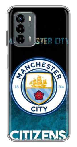 Силиконовый чехол с изображением "Man City Zens" для Blade V40 Vita