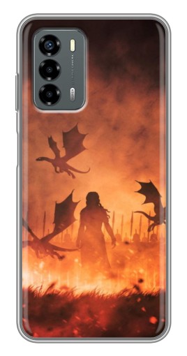 Чехол с печатью "Мать драконов" для Blade V40 Vita
